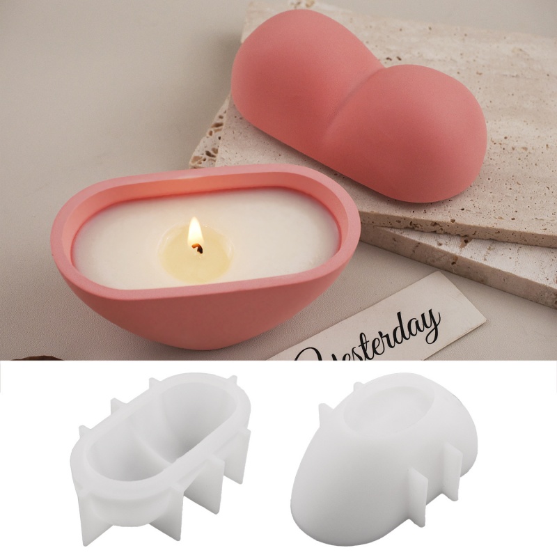 Candle Vessel Supplies - لتقوم بها بنفسك شكل قلب شمعة