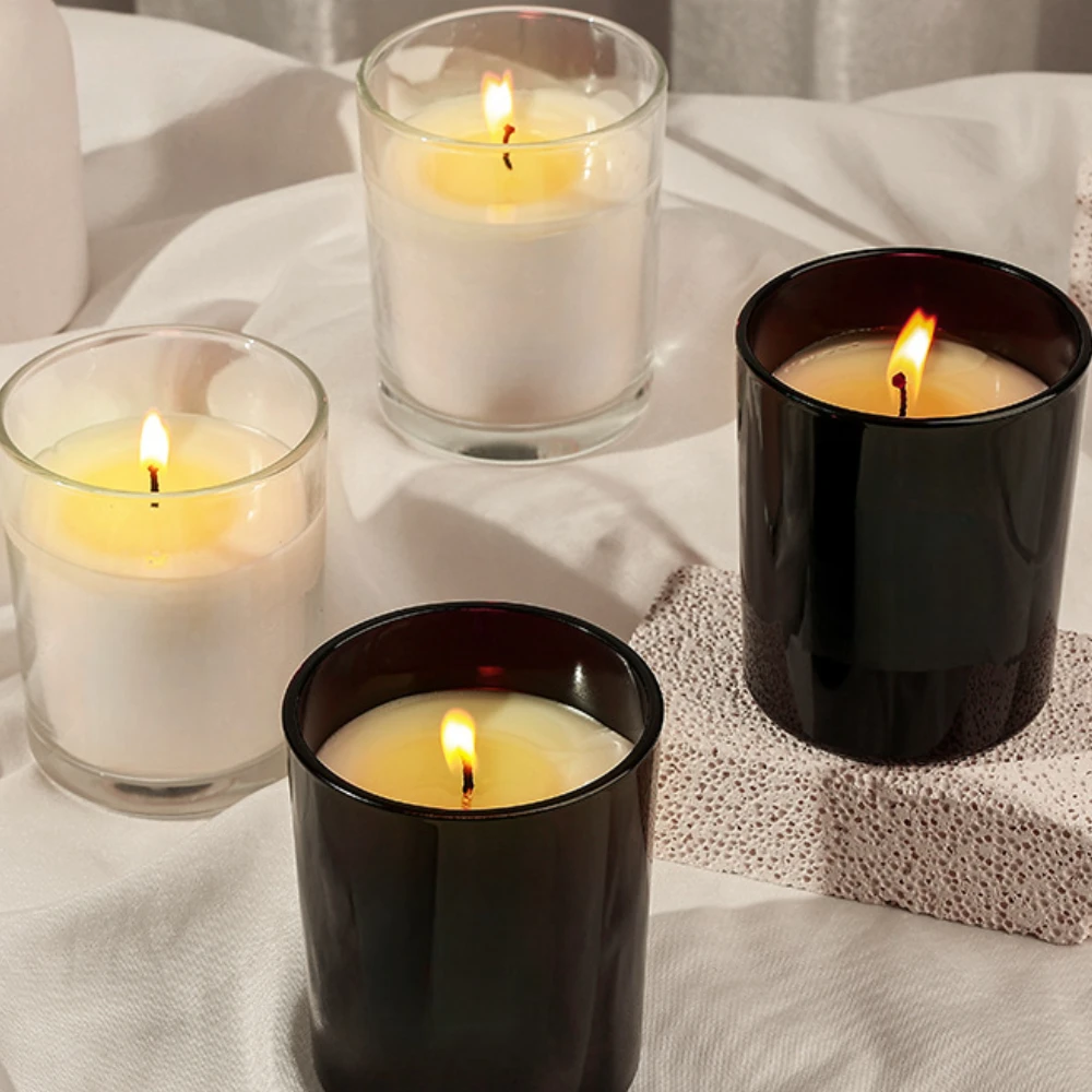 Candle Supplies Luxury - جرة شمع زجاجية فاخرة حوامل شموع
