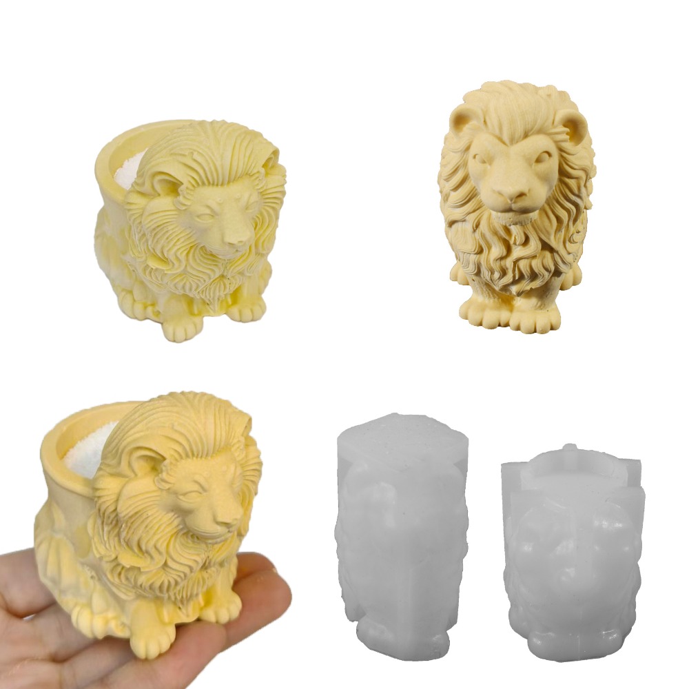 قوالب سيليكون على شكل أسد لصنع - مراجعة Candle Vessel Supplies وسعره