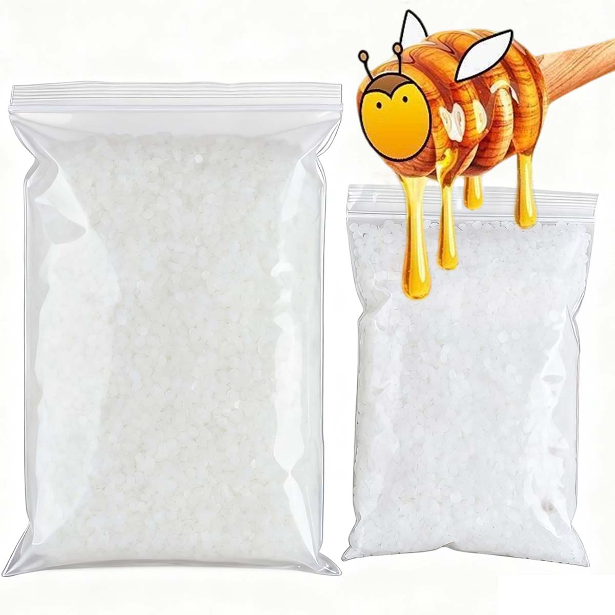 200 جرام-1000 جرام شمع العسل ا - مراجعة Candle Making Supplies Usa وسعره