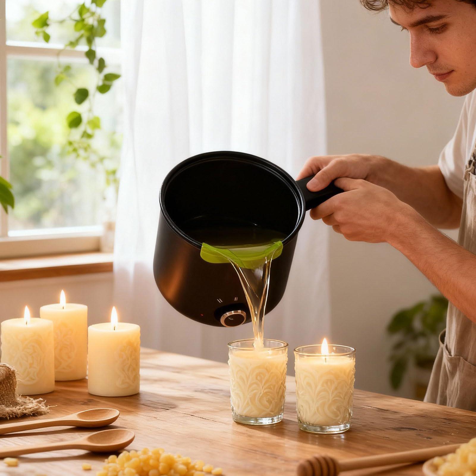 وعاء كهربائي لصهر شمع الشموع س - مراجعة Candle Supplies Kit وسعره