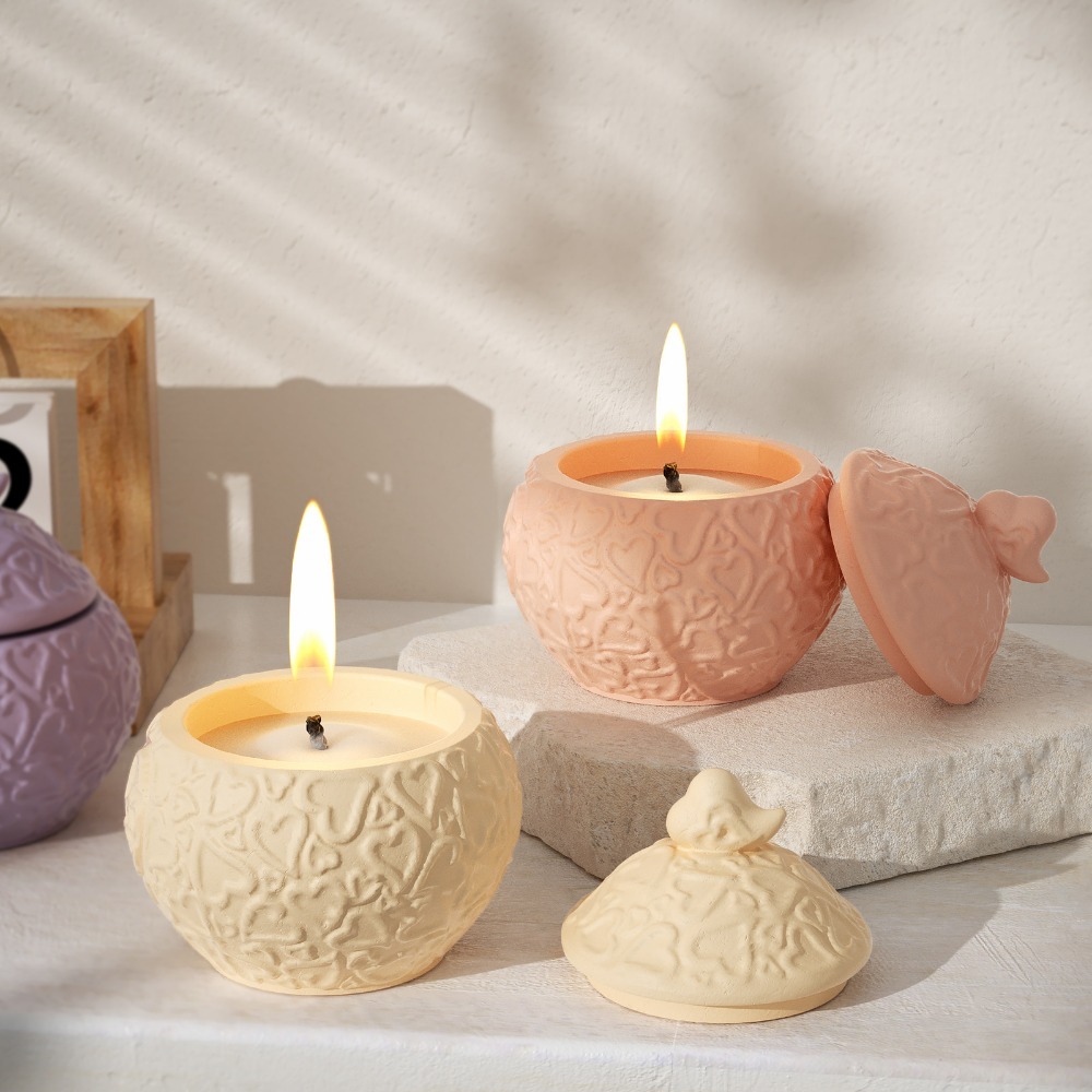 صندوق تخزين منقوش بالزهور مع غ - مراجعة Candle Vessel Supplies وسعره