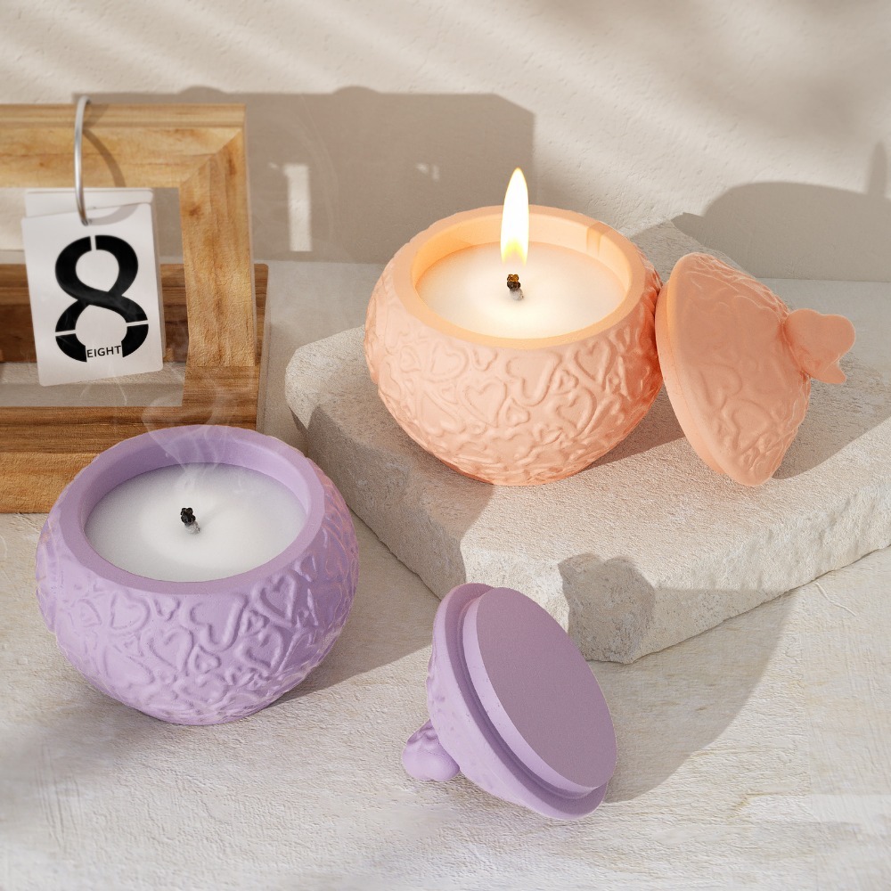 صندوق تخزين منقوش بالزهور مع غ - مراجعة Candle Vessel Supplies وسعره