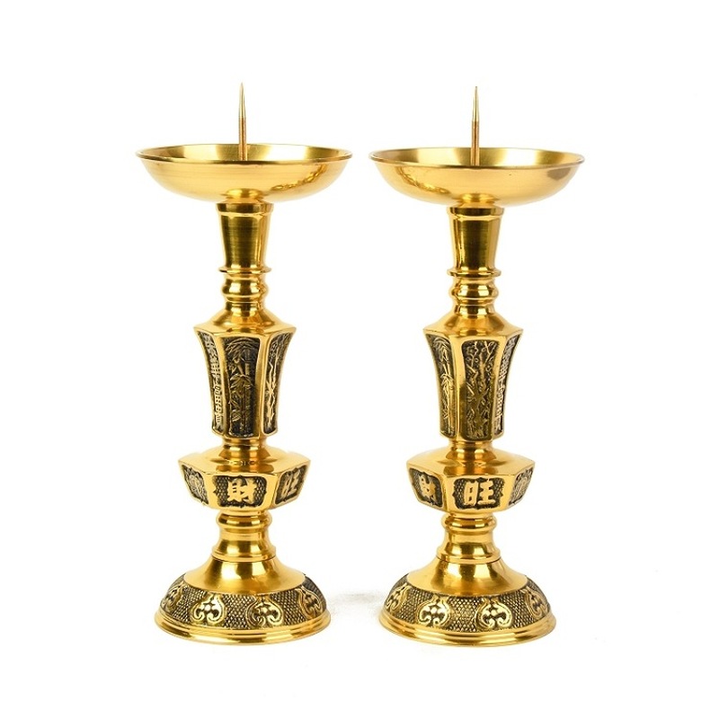 زوج من حاملات الشموع النحاسية  - مراجعة Candle Supplies Luxury وسعره